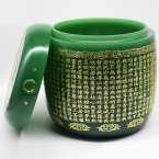 骨灰坛（碧玉经文）
